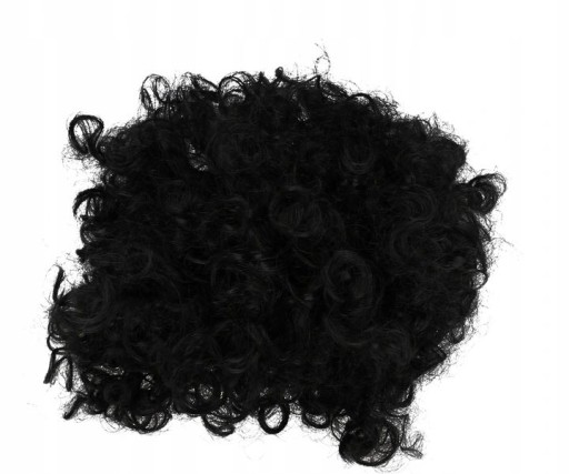 ČIERNA AFRO HRUBÁ PAROCHŇA, KUČERATÉ VLASY, UNIVERZÁLNA