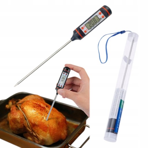 Špendlíkový teplomer s LCD, ihla 145 mm