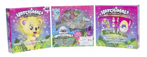 HATCHIMALS SADA DOSKOVÝCH HIER 3 TYPOV