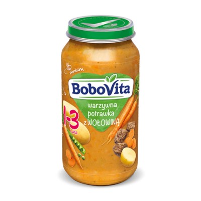 BoboVita Zeleninový guláš s hovädzím mäsom - 250g