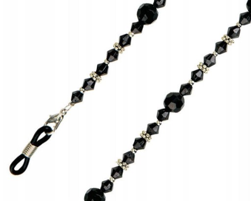 Retiazka na okuliare Hayne Black Beads