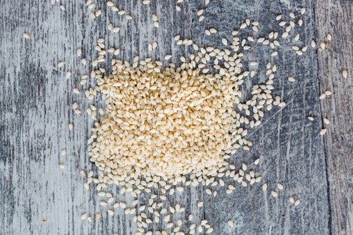 BIELE SEZAMOVÉ semienka, lúpané, najvyššej kvality, 500g