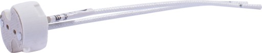 Zásuvka, keramický držiak lampy G5, kábel 12 cm