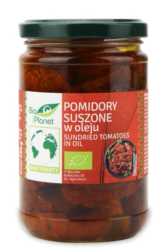 PARADAJKY SUŠENÉ V BIO OLEJU 280 g - BIO PLANÉTA