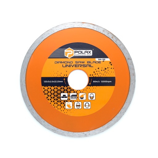 Diamantový kotúč na rezanie dlaždíc Universal 125x5x2,0x22,23 Polax