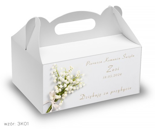 prijímacie koláčové boxy Sväté prijímanie + personalizácia