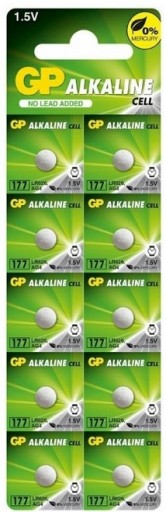 10x batéria GP 177 AG4 LR 626 LR66 377 GP77A G4