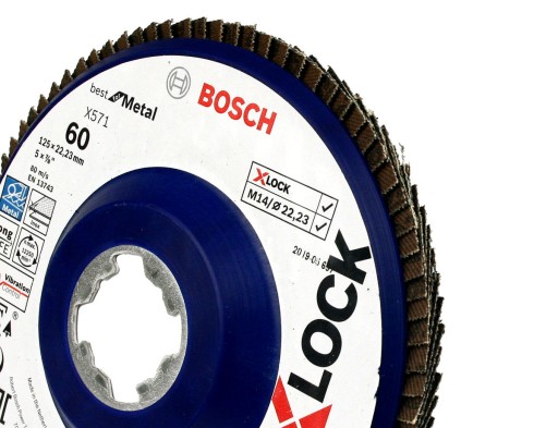 BOSCH KLAPKA DISK 125mm GR.60 X-LOCK NA KOV