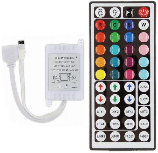 Ovládač Ovládač pre RGB LED pásy Diaľkové ovládanie 44p Nastavenia Pamäť po vypnutí