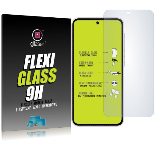 Hybridné sklo Glaser FlexiGlass 9H pre Samsung Galaxy A55 5G / nerozbije sa!