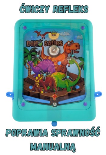 ZRUČNOSTNÁ HRA PINBALL modrá FLIPPER