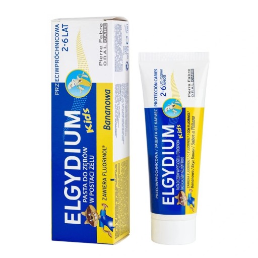 Elgydium Kids, zubná pasta gél pre 2-6 rokov 50ml