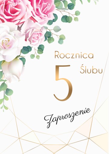 POZVÁNKA NA SVADOBNÉ VÝROČIE - Kvetinové šialenstvo