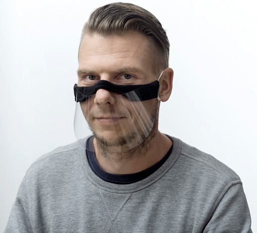 Mini šilt, polovičný šilt, maska na nos