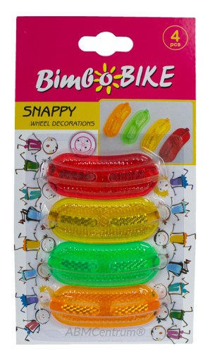 Ozdobné odrazky na lúče bicyklov, kolesá bicyklov, 4 ks.