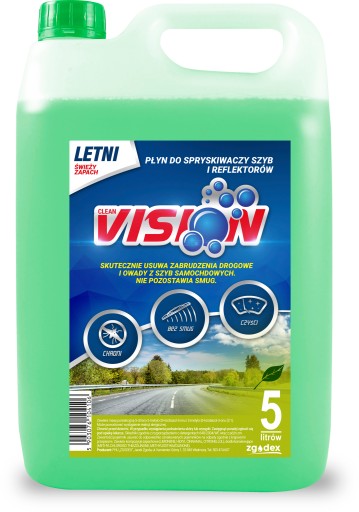 Kvapalina do ostrekovačov Clean Vision, letná, 5L, vôňa do auta