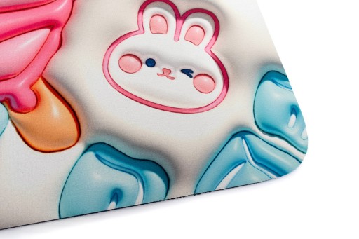 3D protišmykový absorpčný detský koberček do kúpeľne