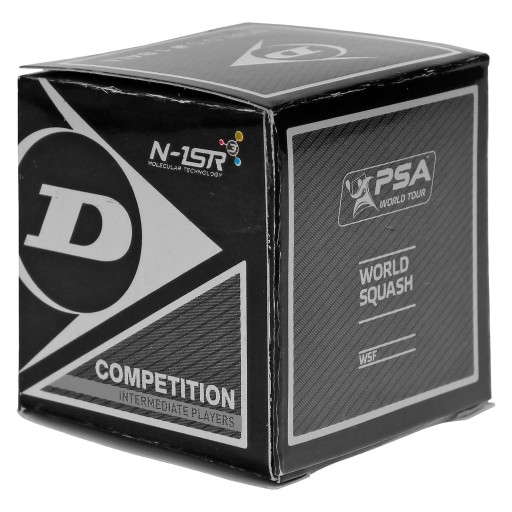 Squashová loptička DUNLOP Competition - 1 žltá bodka