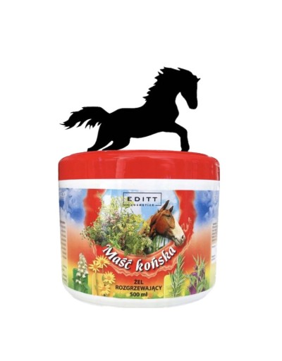 Gélová hrejivá konská masť Editt 500 ml