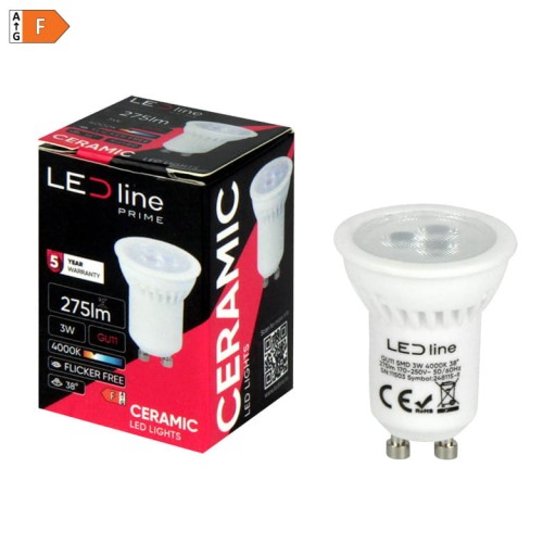GU11 LED žiarovka 3W 38° Reflektor Neutrál 4000K 330lm