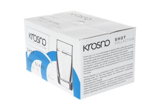 Sada 6 ks pohárov na vodku Shot Krosno 30 ml