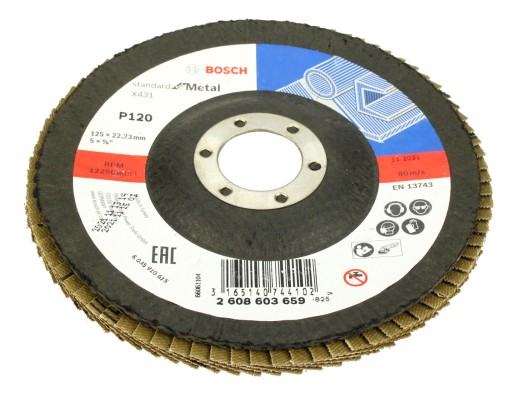 BOSCH KOTOUČ KLAPKA 125mm GR.120 NA KOV