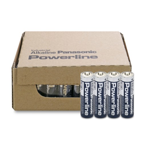 4x AA batérie Panasonic Powerline LR06