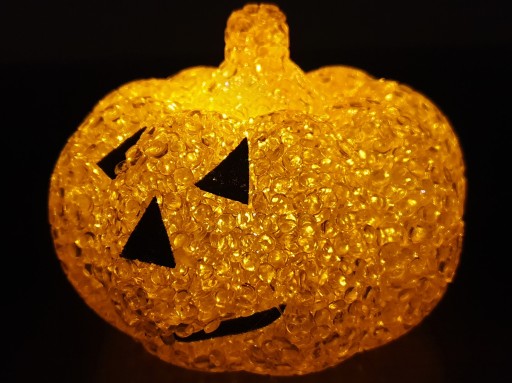 SVIETIACA TEKVICOVÁ LED HALLOWEENSKÁ FÓRA NA BATÉRIU DEKORATÍVNY OZDOBA