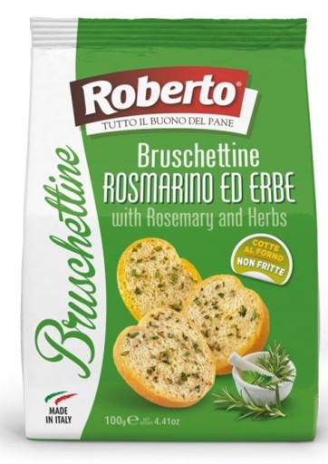 Burschetta rozmarín a bylinky 100 g ROBERTO