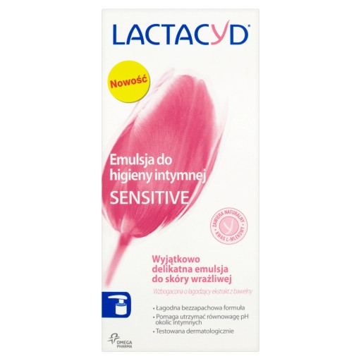 Lactacyd Sensitive emulzia pre intímnu hygienu s pumpičkou 200 ml