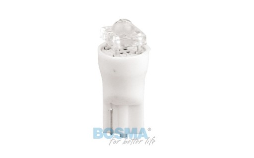 Bosma žiarovky zelené 12V 1*Led Standard T10 2 kusy