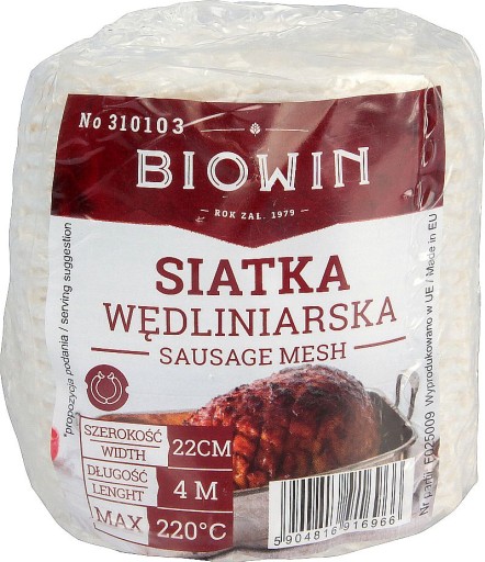 MÄSIACA SIEŤ NA ÚDENIE A NÁDRŽENIE ŠUNKY 22cm 4m 220st.