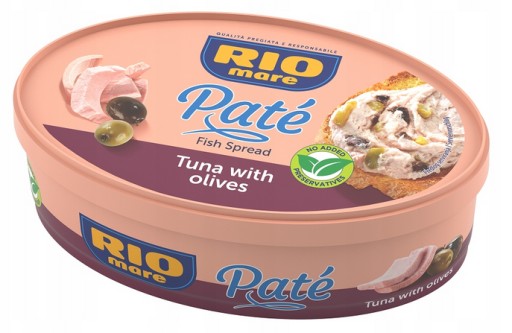 Paštéta z tuniaka s olivami 115G RIO MARE