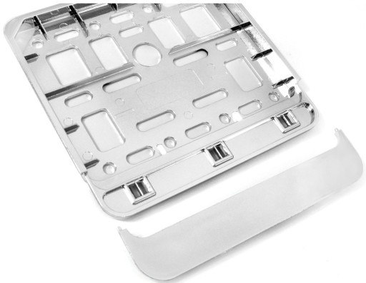 RÁM ŠPZ NA MOTOR SKÚTER QUAD CROSS CHROME
