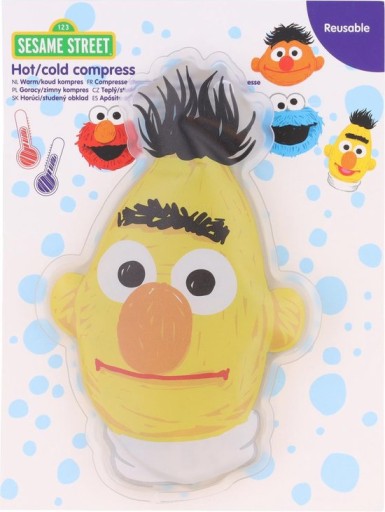 Komprimujte gélový obklad horúci studený Sesame Street