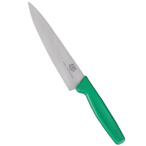 Kuchársky nôž so zelenou rukoväťou, 31 cm