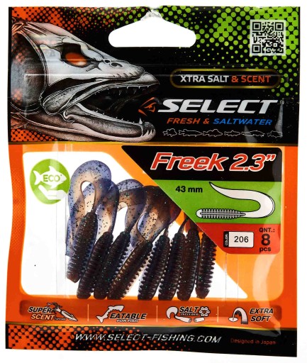 Guma, twister Select Freek 4,3 cm - 206 - 4 ks.