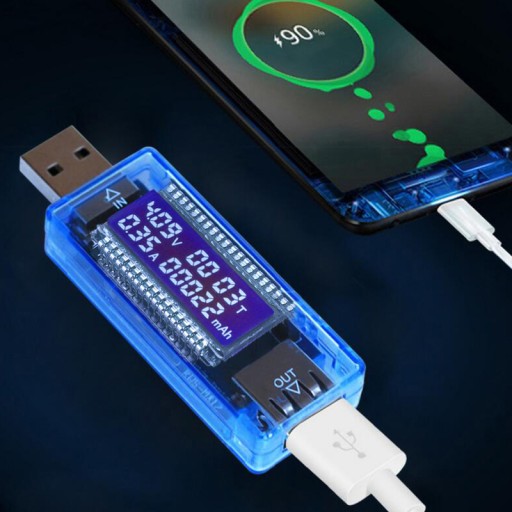 METER VOLTMETER USB AMPÉRMETER TESTER NAPÄŤOVÉHO PRÚDU