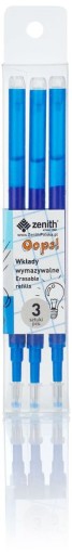 Vymazateľná náplň ASTRA Ups! modrá 3 ks