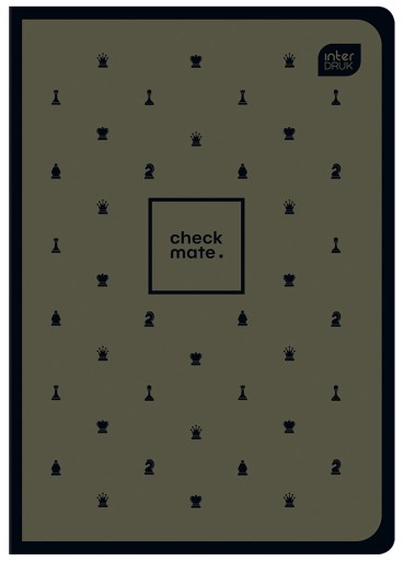 Zápisník A5/60k, Soft Touch line, Šach, Interprint