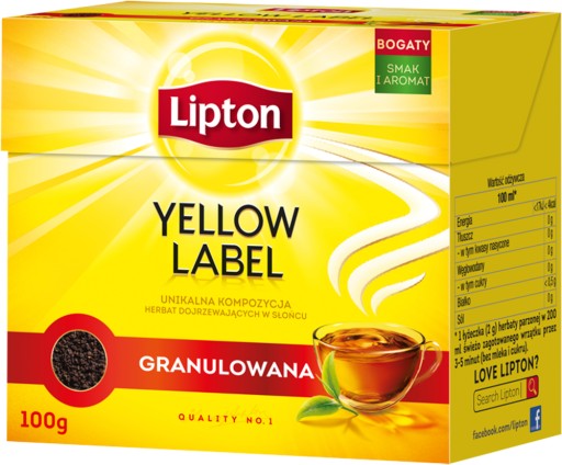 Lipton čierny čaj granulovaný 100g