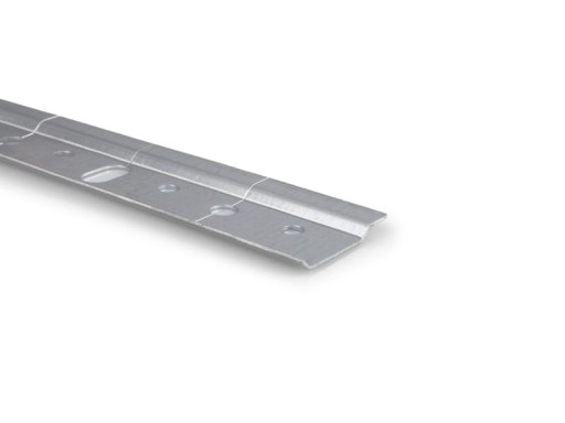 OCEĽOVÁ MONTÁŽNA LIŠTA 1,3 mm PERFOROVANÝ PÁS PRE ZÁVESNÉ SKRINÍKY 1 MB