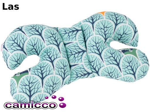 BUTTERFLY antishock VANKÚŠEK cestovný bavlnený do kočíka croissant vankúšik PL