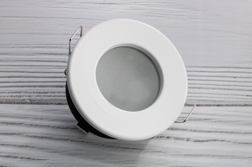 Svietidlo HALOGEN Okrúhle AQUS GU10 IP44 Biele