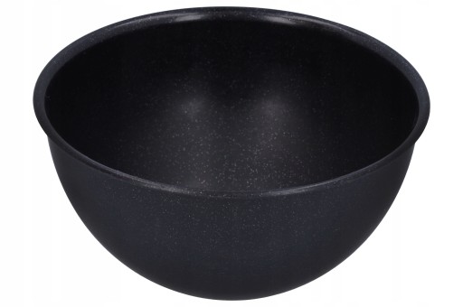 PLASTOVÁ MISKA, čierna miska na zmrzlinu, zákusky, kuchynské snacky, 0,75l
