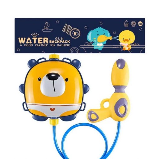 Vodná pištoľ s batohom Teddy Bear s veľkou nádržou, nastaviteľným popruhom na pištoľ