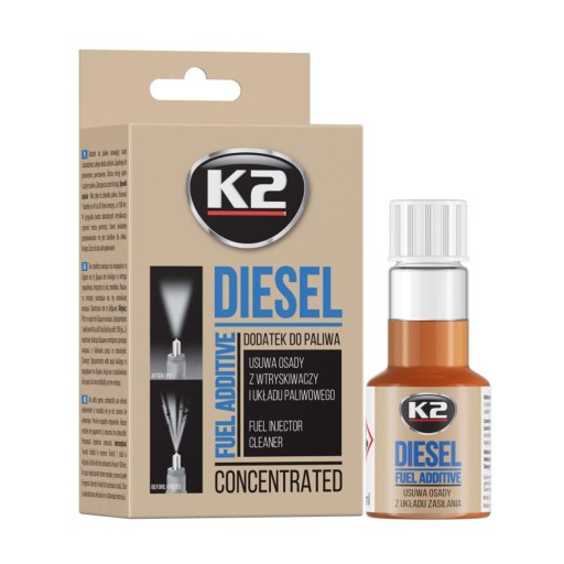 K2 DIESEL SADA, PALIVOVÁ PRÍSADA A ČISTENIE DPF