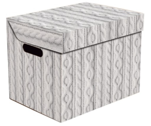 pevný box organizér kontajnerov SWEATER CREAM box