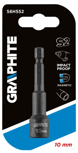 Nárazová objímka, magnetický hrot 10x65mm S2