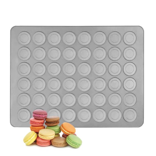 SILIKÓNOVÁ PODLOŽKA NA MACARON PUSH COOKIES 48 KS